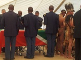 Funeral of Dawid kruiper